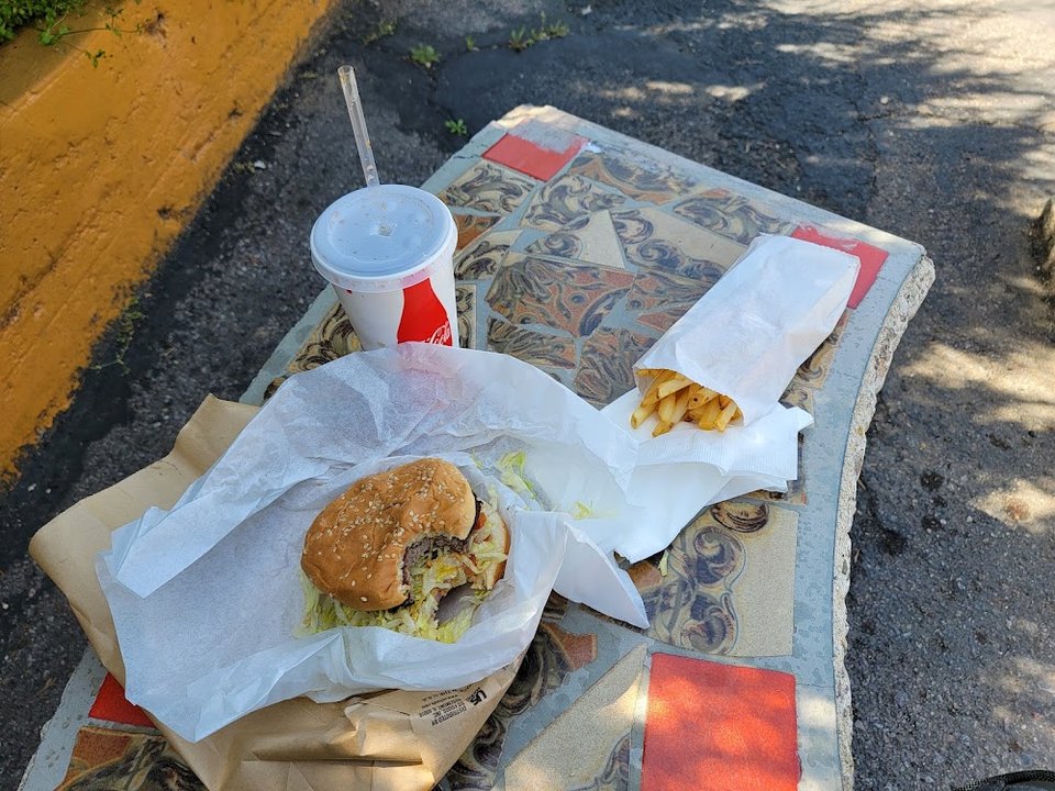 Frosty Burger and Fries