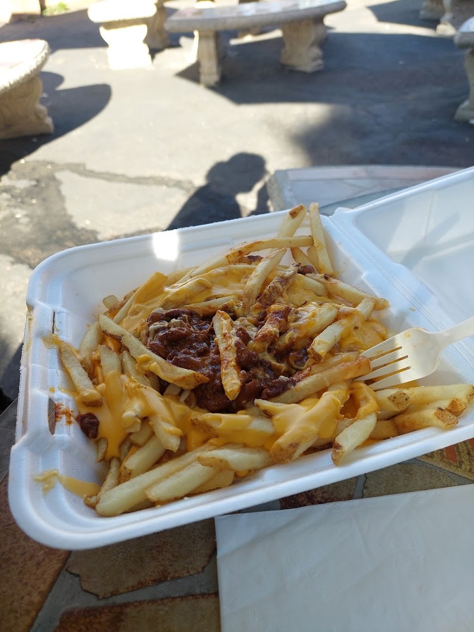 Chili Fries with Cheese