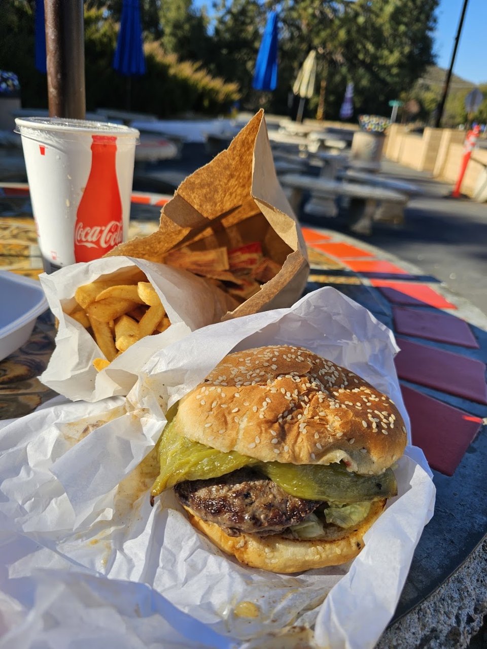 Ortega Burger and Fries